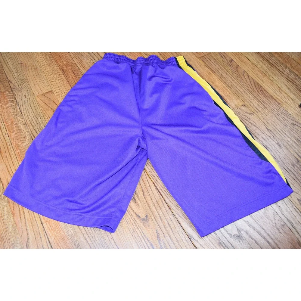 Nike‎ Kobe Bryant Mamba Basketball Shorts Purple Yellow Gold Men's Size Small